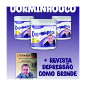3 POTES DORMINHOOCO 250g + REVISTA DEPRESSÃO