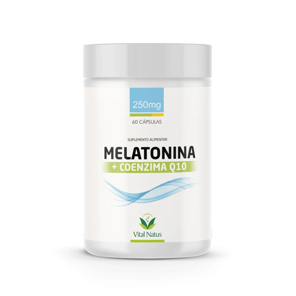 MELATONINA + COENZIMA Q10 – 250mg – 60 cápsulas (durma melhor)