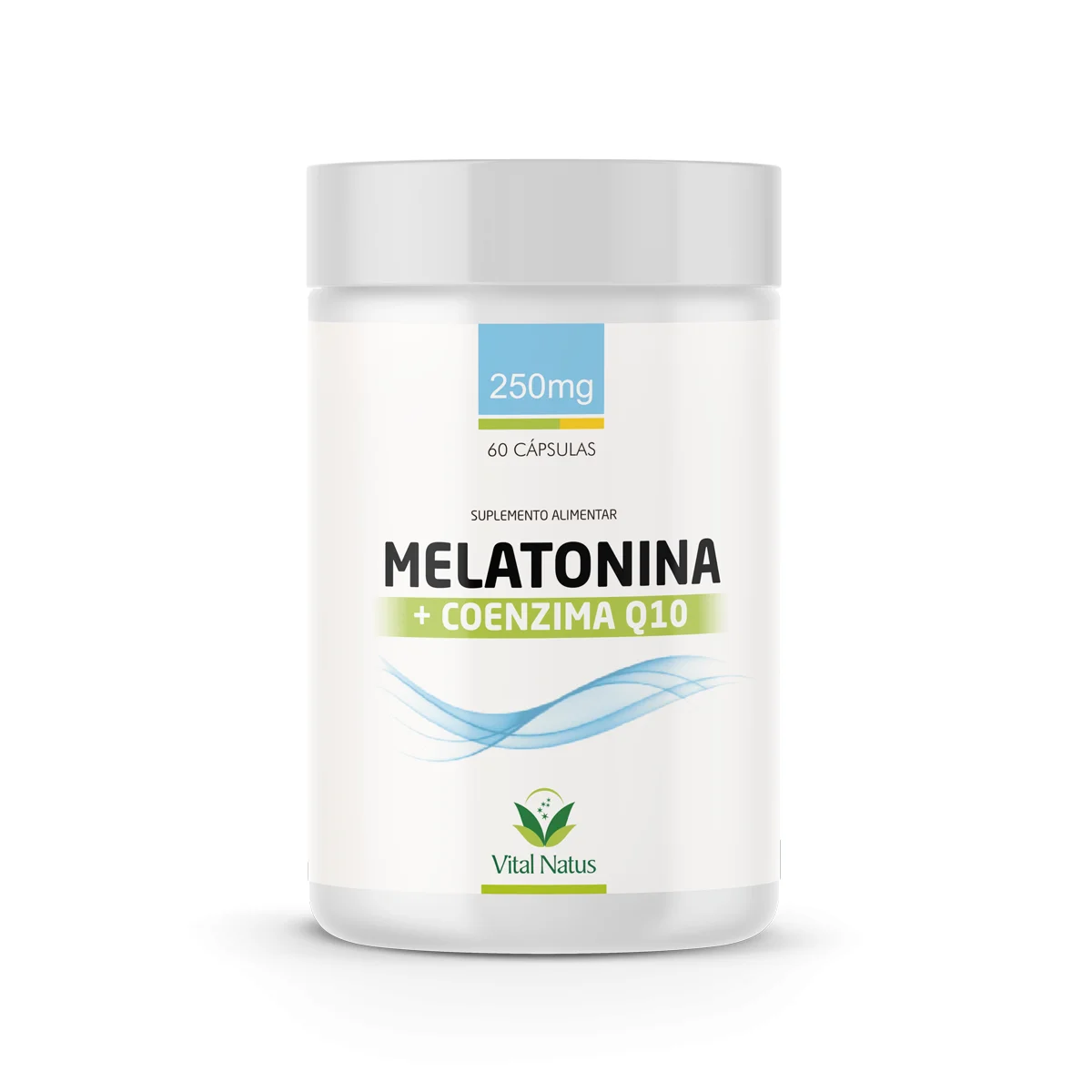 MELATONINA + COENZIMA Q10 – 250mg – 60 cápsulas (durma melhor)