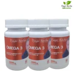 Kit3 potes ômega3 Tiago Rocha Original 180 cápsulas - Imagem 1