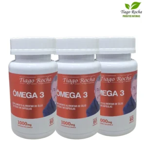 Kit3 potes ômega3 Tiago Rocha Original 180 cápsulas