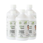 5 frascos Poderoso Suco Gel da Babosa Aloe Vera Tiago Rocha 500ml Laranja - Imagem 1
