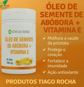 ÓLEO DE SEMENTE DE ABOBORA+ VITAMINA E 60 caps