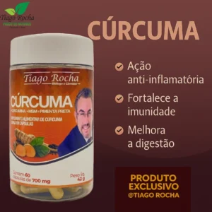 Anti-Inflamatória Verdadeira Cúrcuma longa MSM