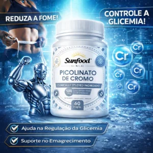 Picolinato de Cromo 250mg 60 Cáps SF