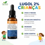 Lugol 2% Inorgânico 30ml para crianças - Imagem 1
